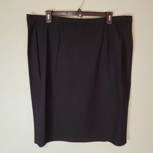 Eileen Fisher Black Pencil Skirt 3X